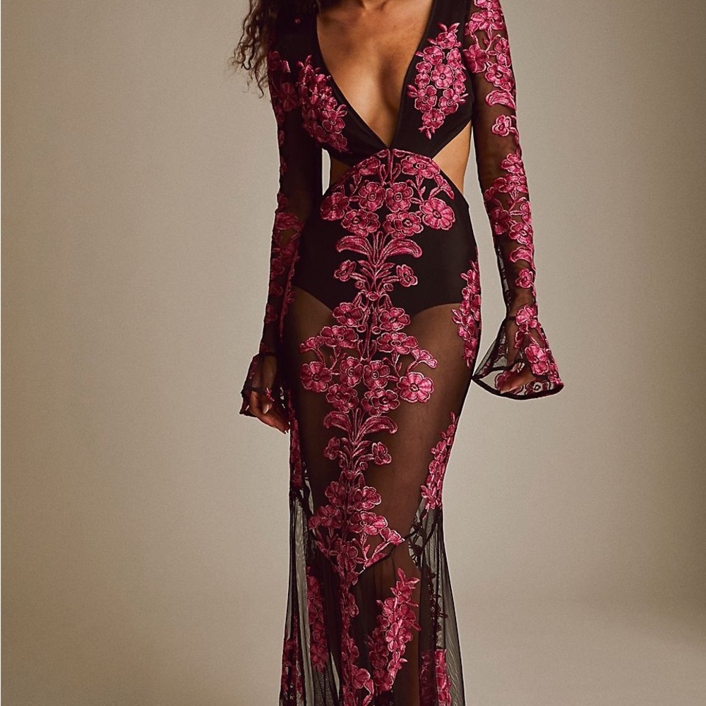 For Love & Lemons Temecula Cut
Out Maxi Dress
